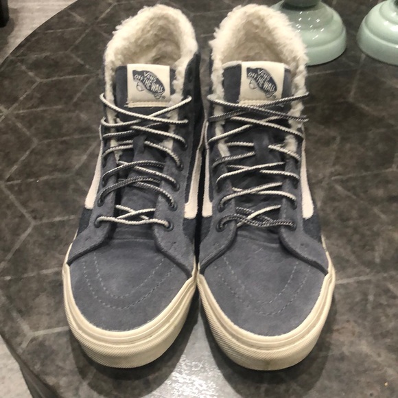 Grey Suede Winter Vans - Picture 1 of 9